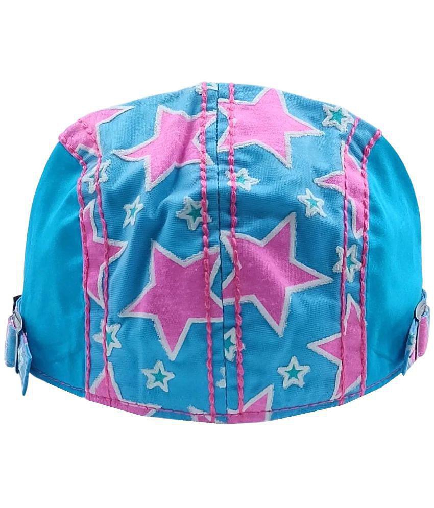 Trendy Men Zacharias Unisex Kids Cotton Beret Golf Cap jk-08 (Blue_2-6 Years) (Pack of 1) - None