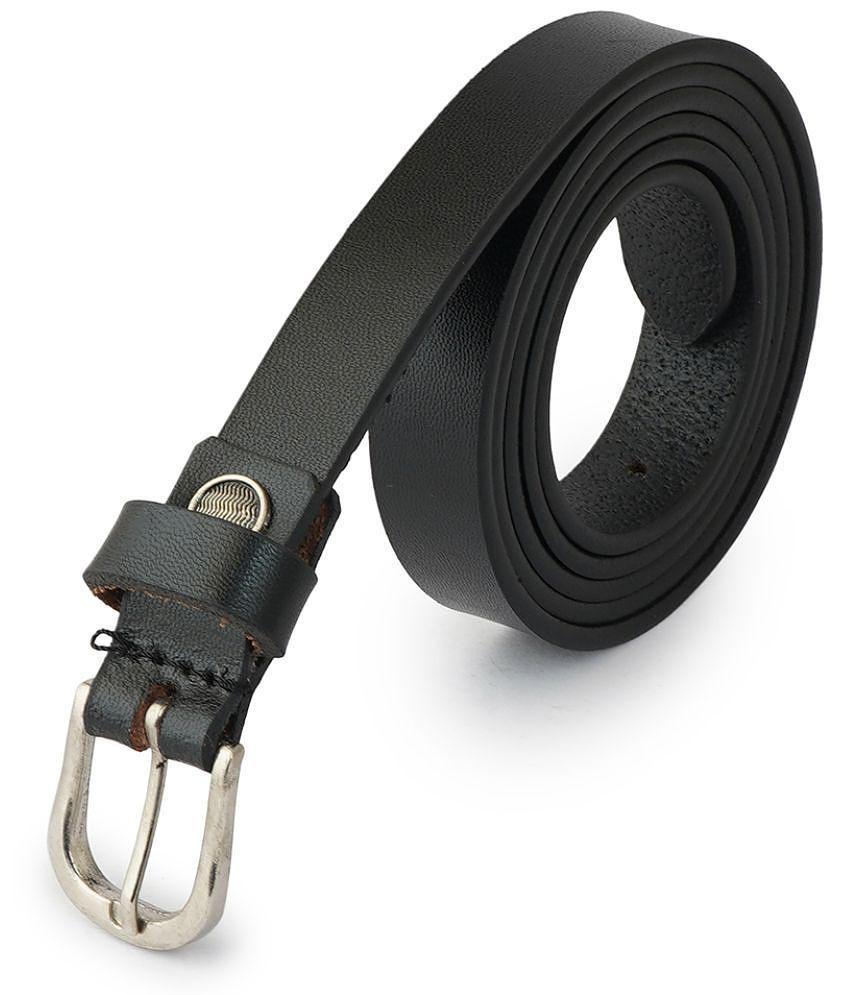 Affordable Men STYLE SHOES Womens Black Leather Cinch Belt Belt ( Pack of 1 ) - None 2025 at Sho