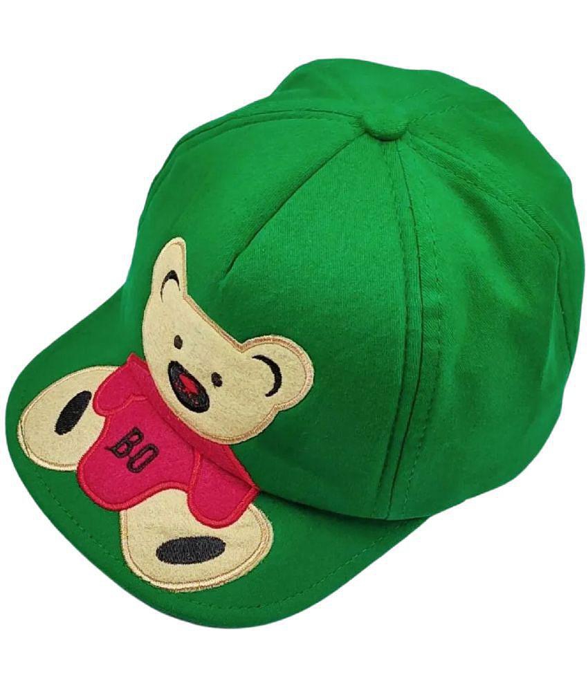 Luxurious Men Zacharias boy's Kids Cotton Cap kc-07 Green (Pack of 1) (1-4 Years) - None 2025 at