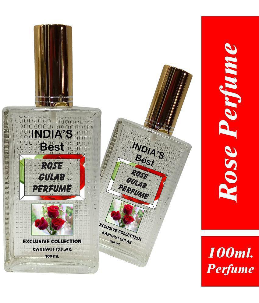 Indra Sugandh Gulab Perfume Spray 100 ml. Pure Rose Spray Perfume For Men And Women 24 Hours Long Lasting Fragrance - Below 50ml/ Miniature