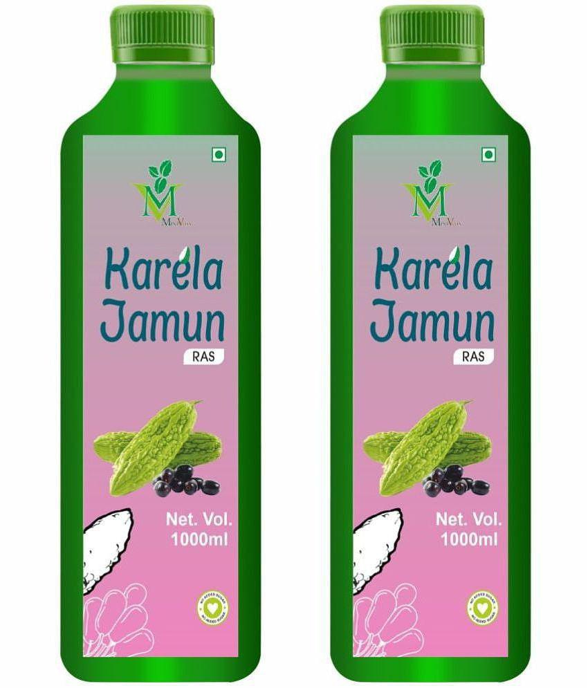 Karela Jamun sugar free Juice Pack of 2 - 1000ml