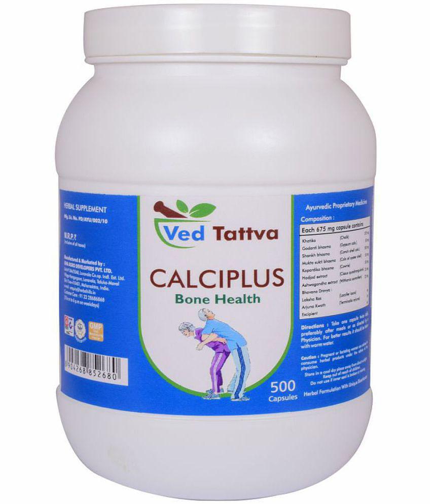 Ved Tattva CALCIPLUS Capsule 500 no.s Pack Of 1