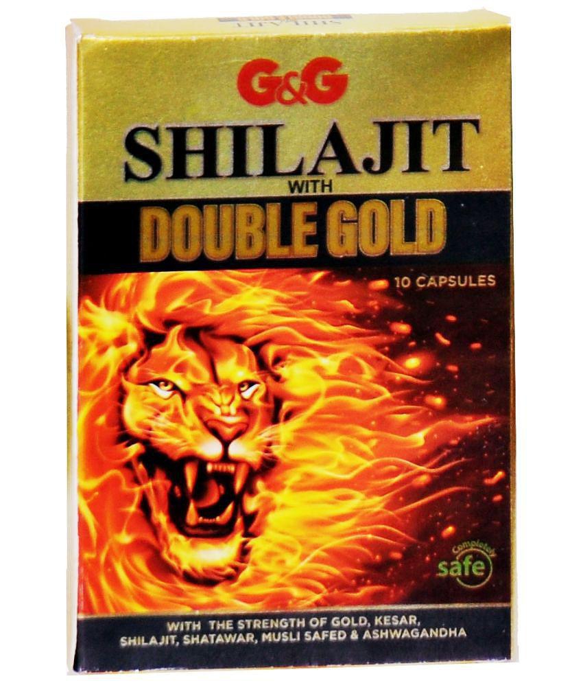 Rikhi Shilajit Double Gold Cap (1X10) no.s (Pack Of 10)