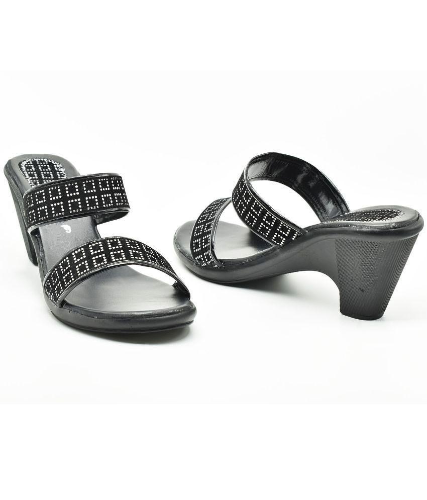 Dream Makers - Black Women''s Slip On Heels - None