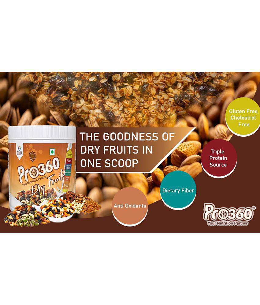 PRO360 Dry Fruits Natural Supplement Health Drink Powder 250 gm