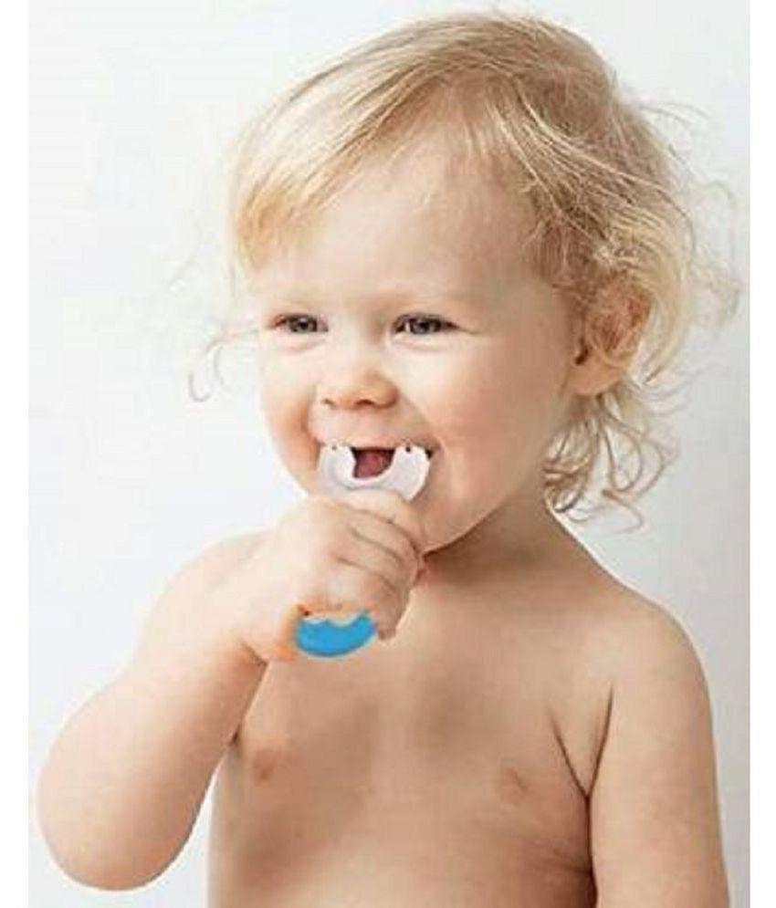 SHB Multi-Colour Silicone Baby Toothbrush ( 1 pcs )