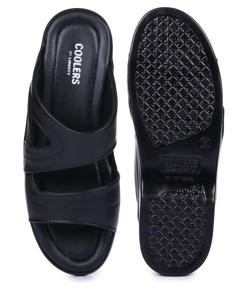 Elegant Men Liberty Black Flip Flops - 8 2025 at ShopCircuit | ONDC