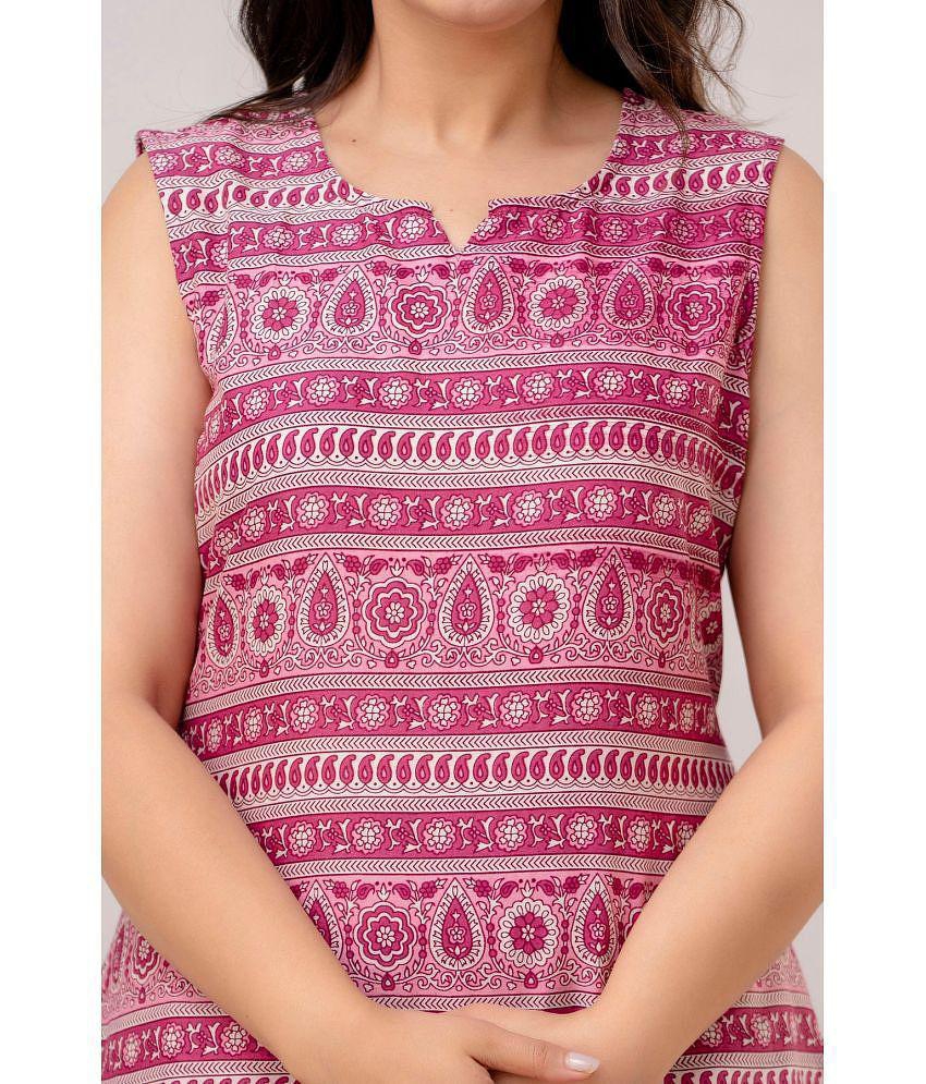 Trendy Men Frionkandy Magenta Cotton Womens Nightwear Nightsuit Sets ( Pack of 1 ) - None 2025 a