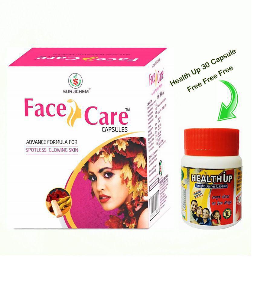 Herbal Care Surjichem Face Care Capsule 60 no.s Pack Of 1