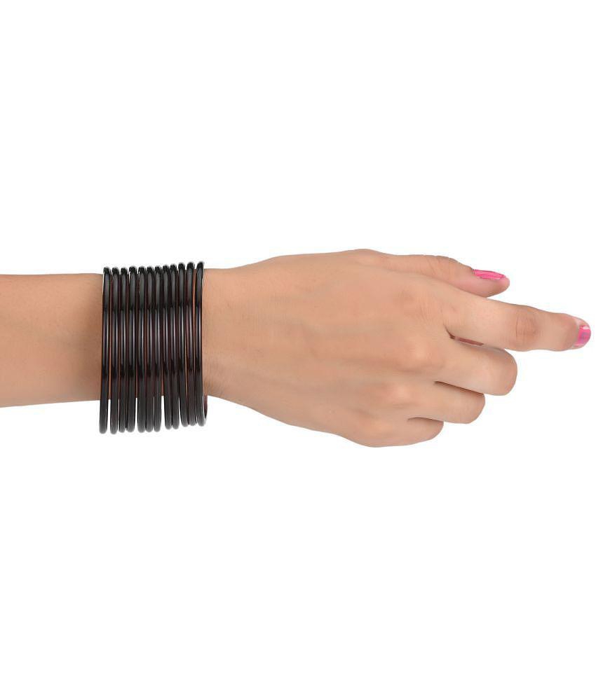 Sophisticated Men Somil - Brown Bangle ( Pack of 12 ) - None 2025 at ShopCircuit | ONDC