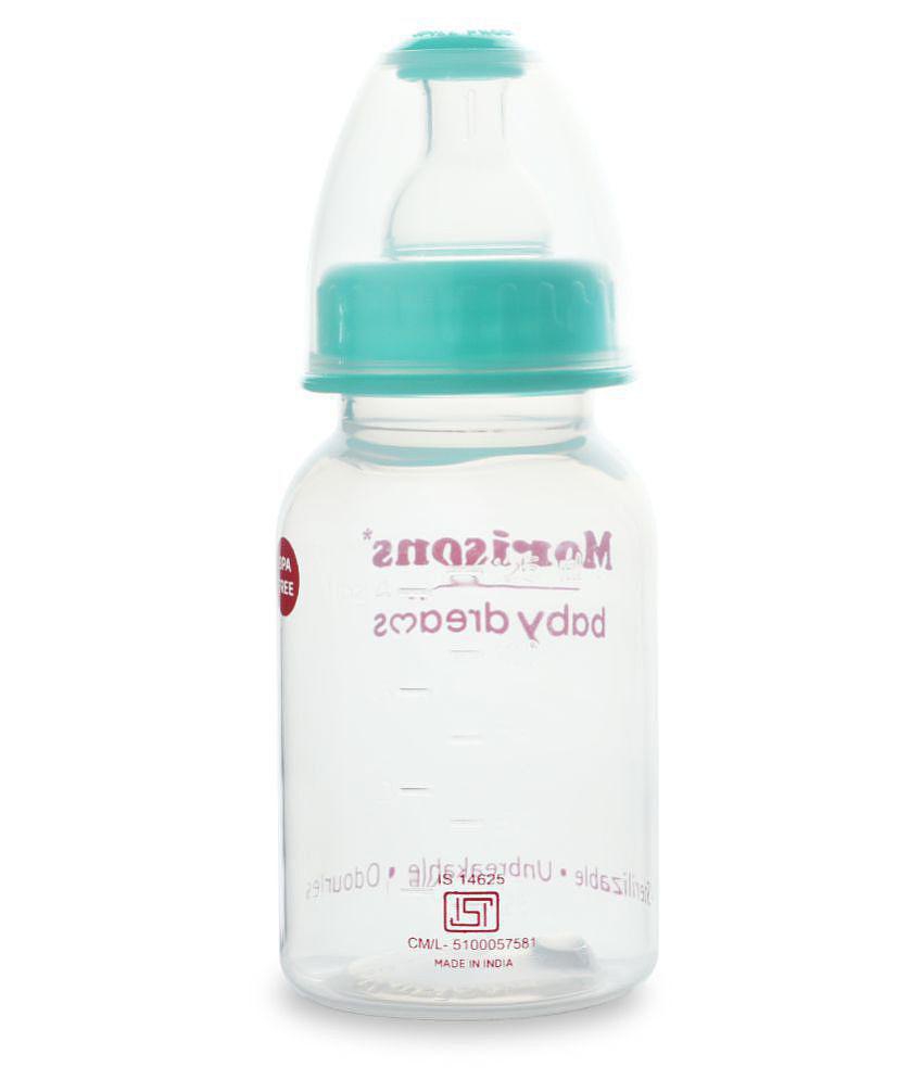 Morisons Baby Dreams - Multicolor 125 ml Feeding Bottle (Pack of 2)