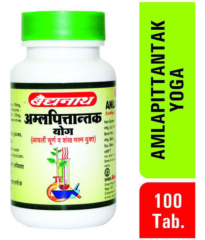 Baidyanath Amlapittantak Yog 100 Tablets (Pack Of 2) Constipation Relief Healthy Digestion