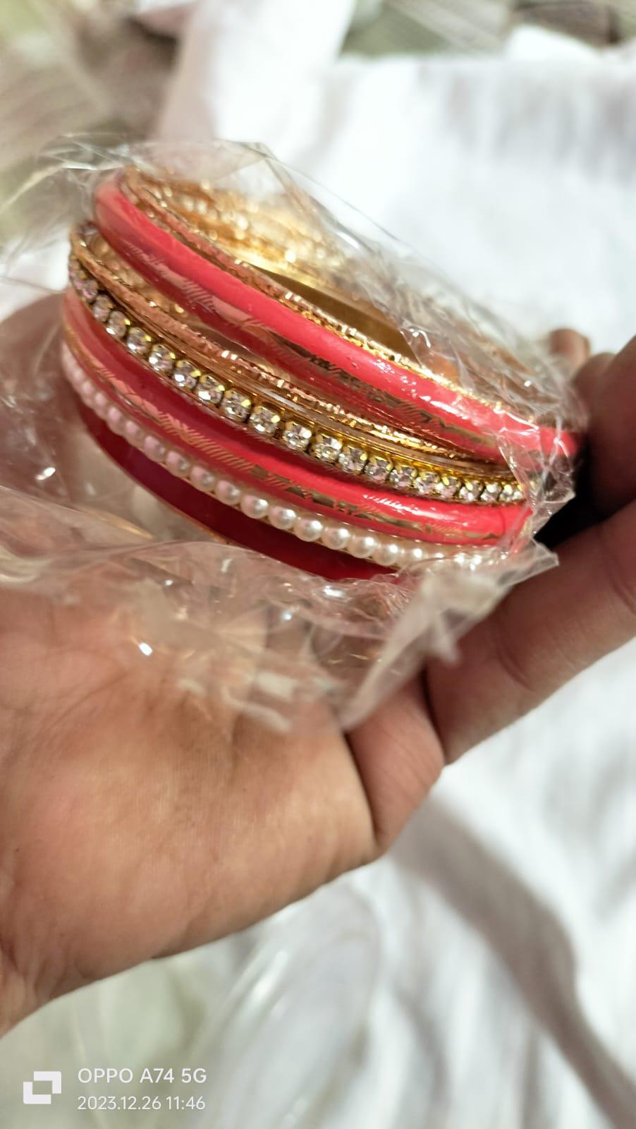 2 Colors Silk Thread Bangles for Matching Saree | Saubhagyavati.in