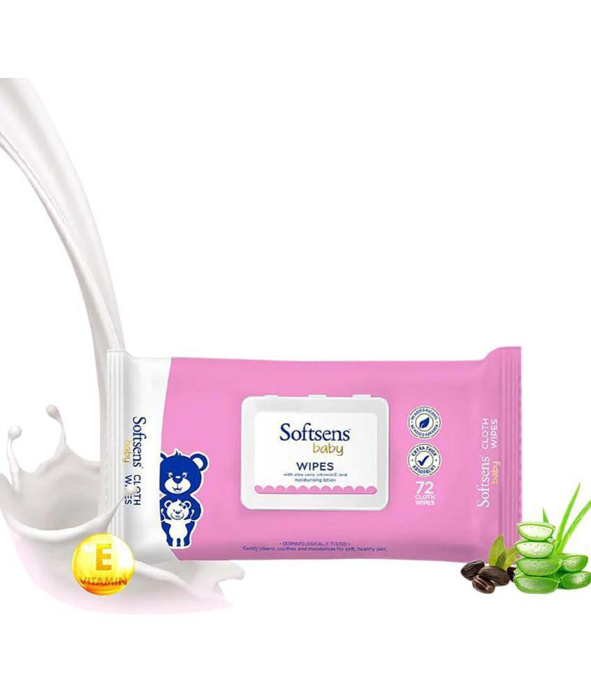 Softsens - Scented Wet wipes For Babies ( Pack of 1 )