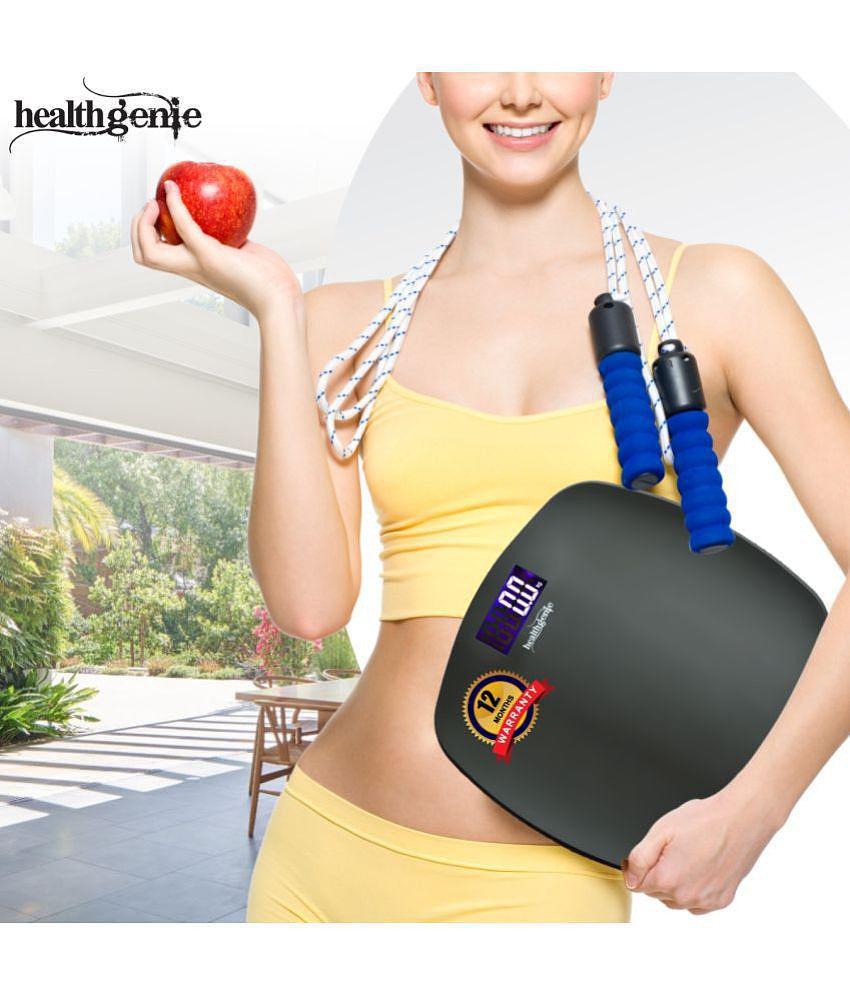 Healthgenie Digital Body Composition Monitor Weighing Scale Fat Analyzer Weighing (Grey-HB331)