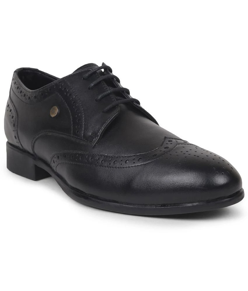 Exclusive Men Liberty - Black Mens Brogue Formal Shoes - None 2025 at ShopCircuit | ONDC