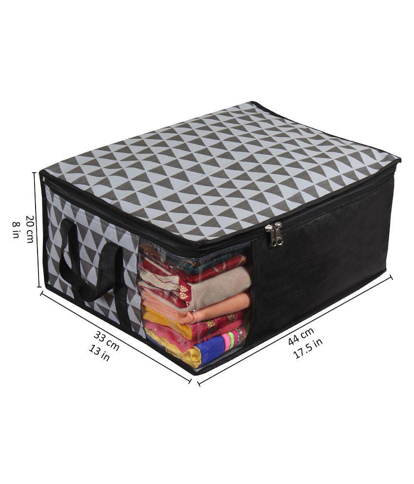 Modern Men PrettyKrafts Non Woven Saree Cover Storage Bags Premium Quality Saree Organizer for W