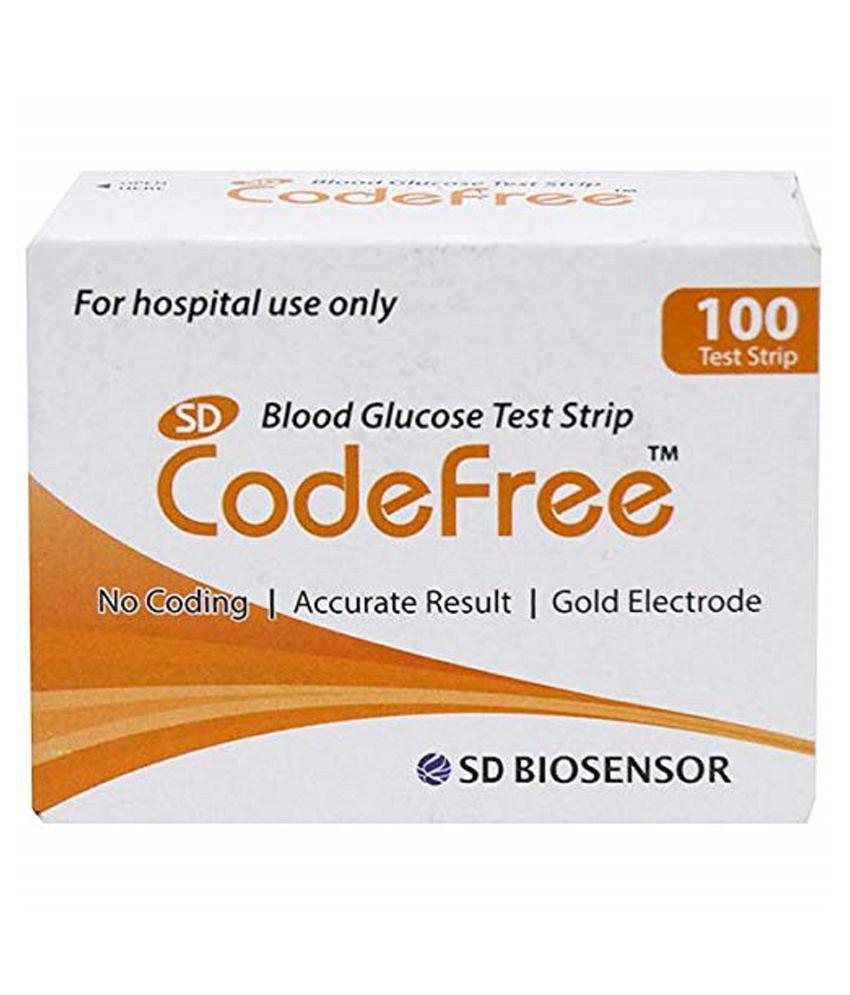 SD Biosensor Codefree 100 test Strips Expiry March 2024