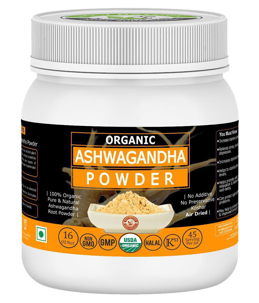 Holy Natural Organic Ashwagandha Powder 454 gm