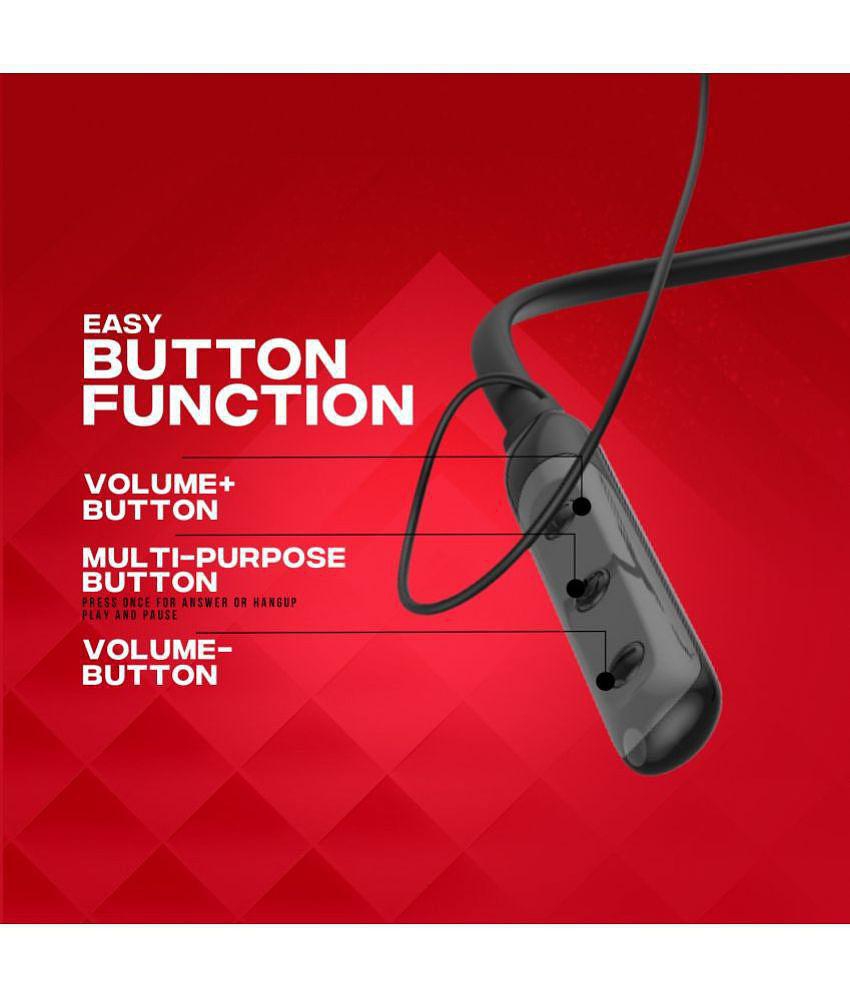 Bell  BLBHS 138  Bluetooth Bluetooth Earphone In Ear Powerfull Bass Gray