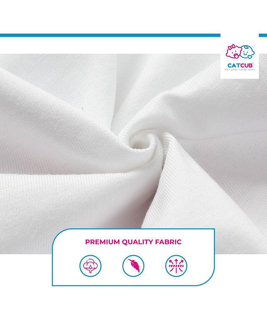 Premium Men CATCUB Girls Cotton Top & Shorts / hot pants (White) - None 2025 at ShopCircuit | ON
