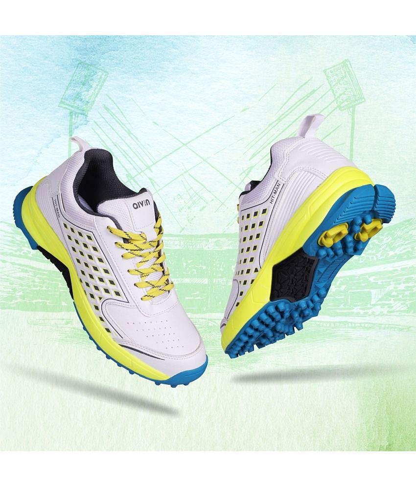 Chic Men Aivin Hit-Man Yellow Cricket Shoes - 11 2025 at ShopCircuit | ONDC