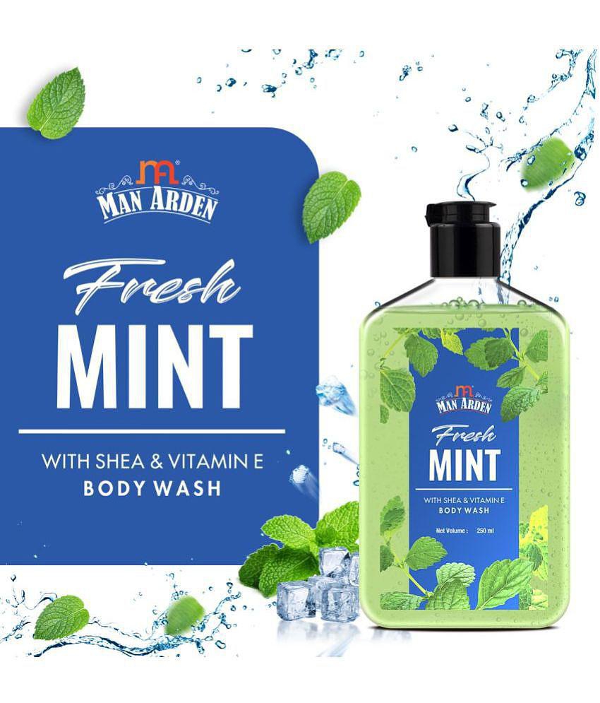 Man Arden Fresh Mint Luxury Body Wash Infused With Shea Butter & Vitamin E, 250ml