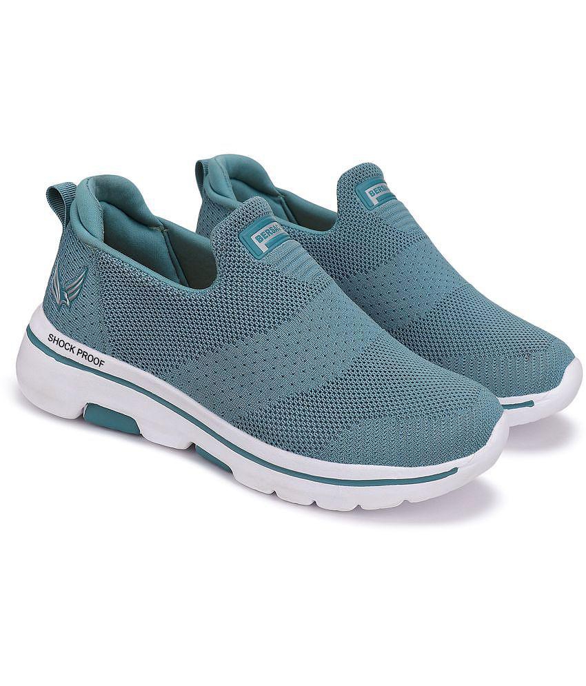 Bersache - Green Womens Running Shoes - None