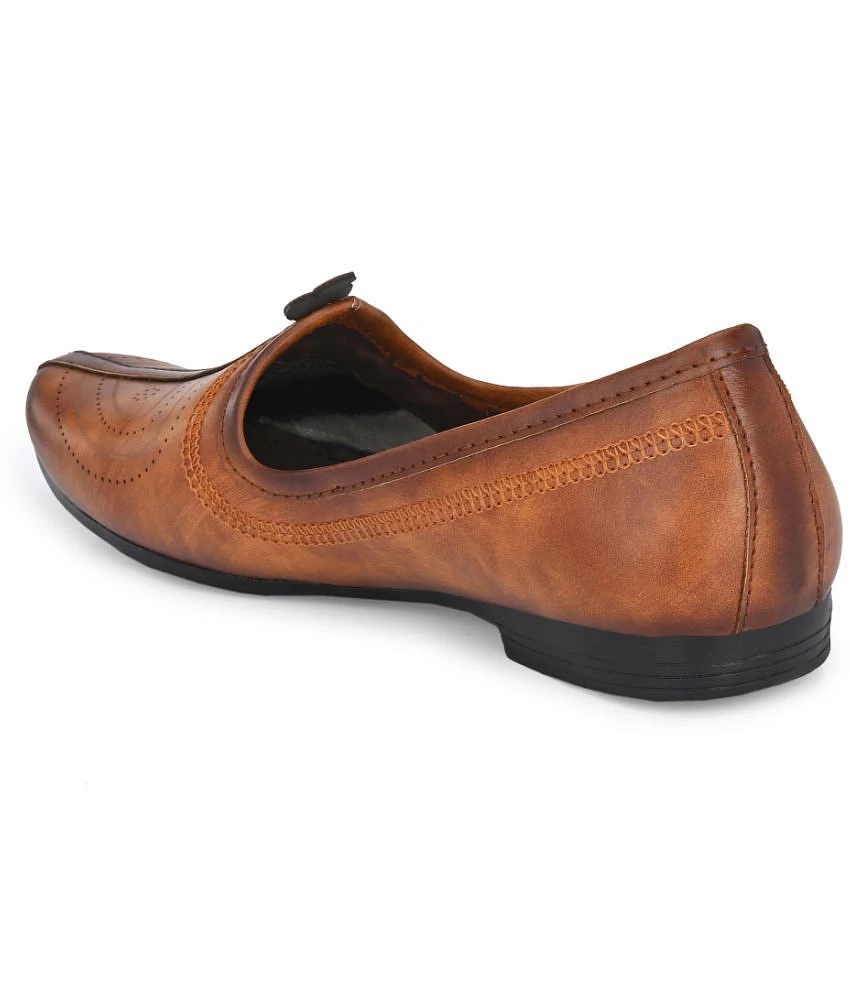 Exclusive Men Fashion Victim Brown Mens Mojaris - None 2025 at ShopCircuit | ONDC