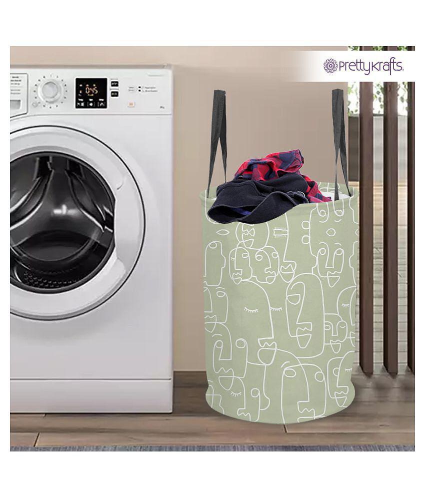 Exclusive Men PrettyKrafts Non-Woven Laundry Bag - White 2025 at ShopCircuit | ONDC