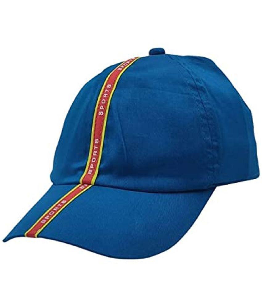 Chic Men Zacharias Baby Boy & Girl Kids Cotton Cap Sports (c-816_R.Blue_1-4 Years) (Pack of 1) R