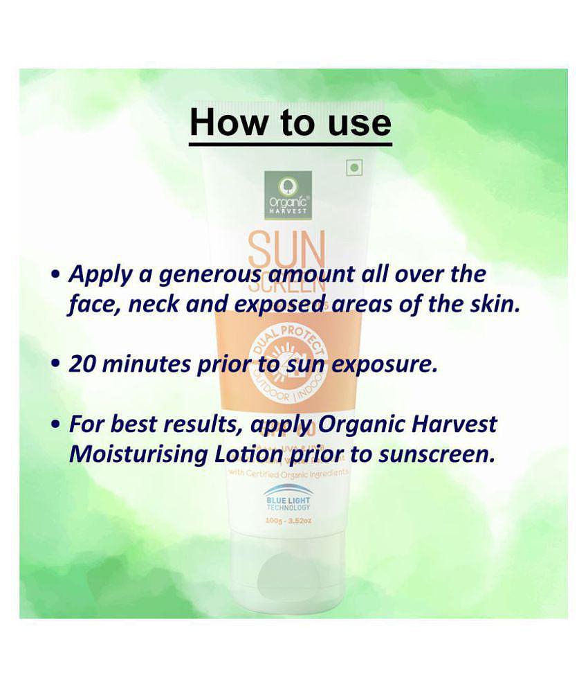 Organic Harvest Sunscreen SPF 60 For All Skin Type - 100gm