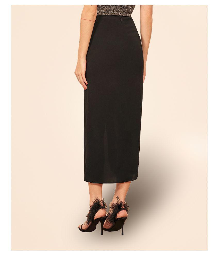Elegant Men Addyvero Cotton Lycra Pencil Skirt - Black - 30 2025 at ShopCircuit | ONDC