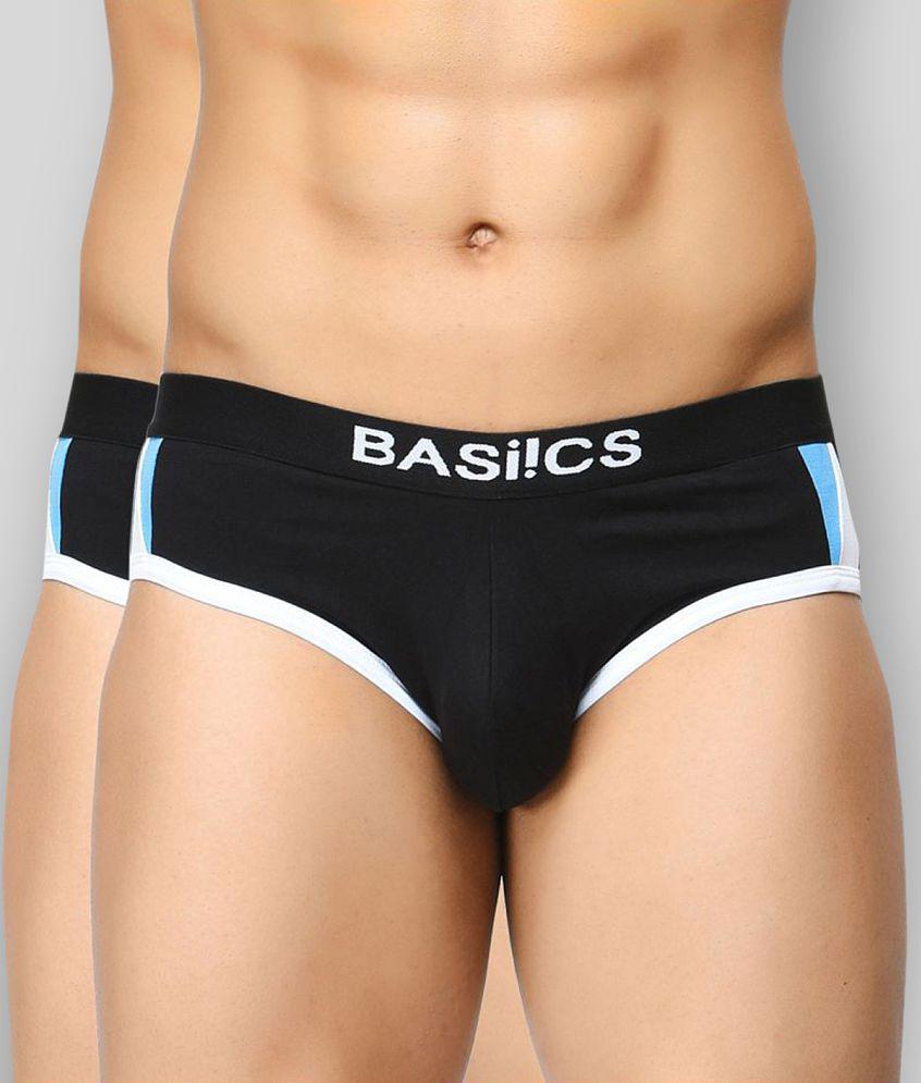 Sophisticated Men BASIICS By La Intimo - Multicolor Cotton Men's Briefs ( Pack of 2 ) - L 2025 a