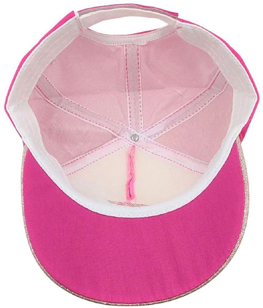 Sophisticated Men Zacharias Girl's Kids Cotton Cap kc-13-Dark-Pink (Pack of 1) (1-4 Years) - Non