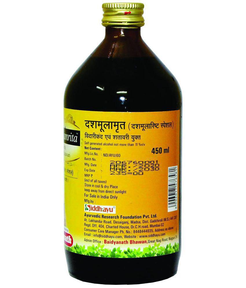 Baidyanath Dashmulamrita Special Liquid 450 ml Pack Of 1