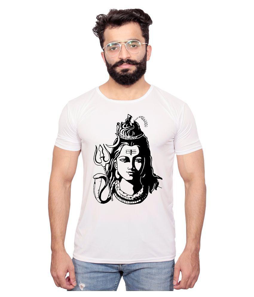 Latest Women Nityanand Enterprises White Cotton Blend T-Shirt - L 2025 at ShopCircuit | ONDC