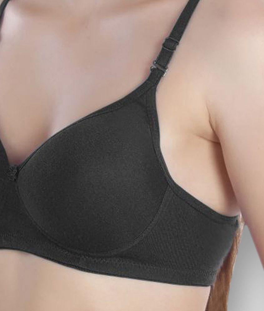 Exclusive Women MiEstilo - Multicolor Cotton Padded Women's T-Shirt Bra ( Pack of 3 ) - 40B 2025