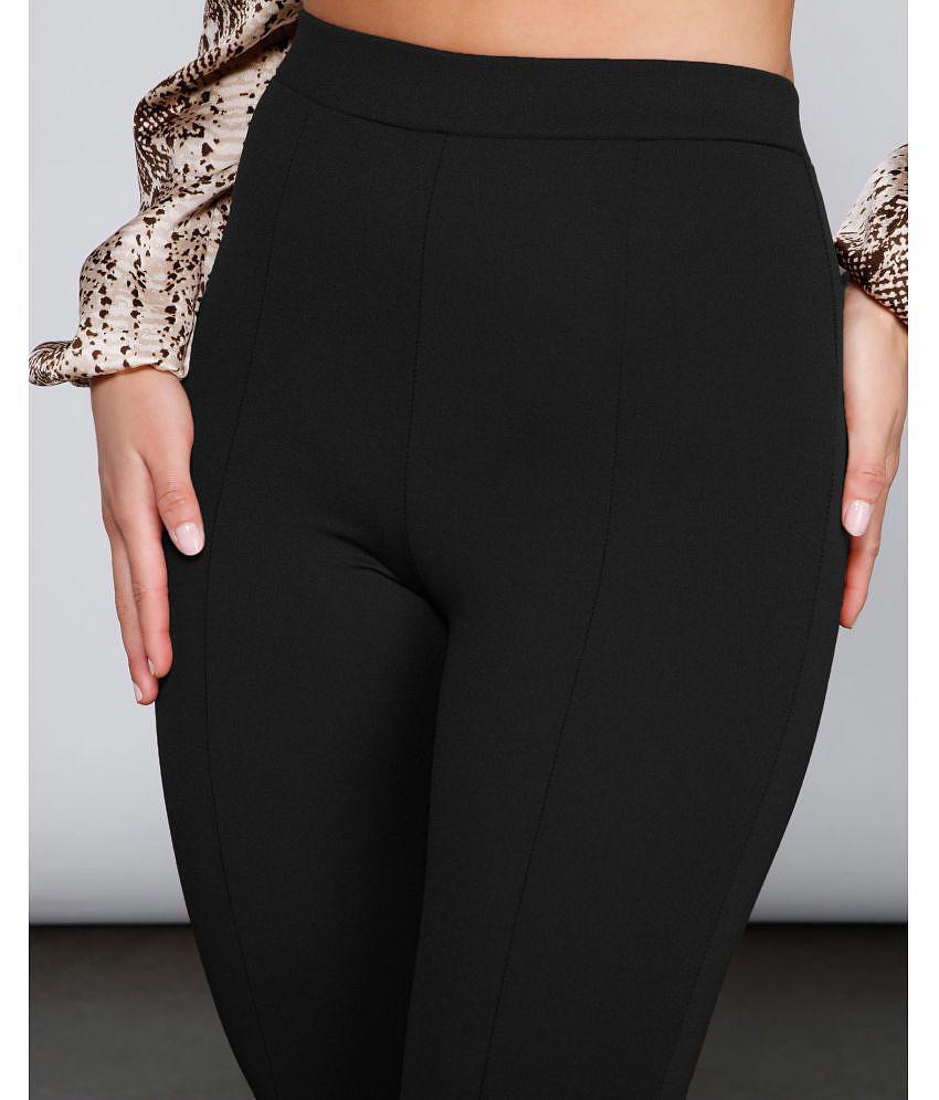 Luxurious Men Addyvero - Black Cotton Blend Regular Women's Casual Pants ( Pack of 1 ) - None 20