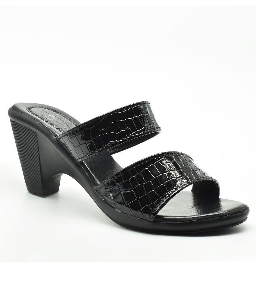 Dream Makers - Black Women's Slip On Heels - None