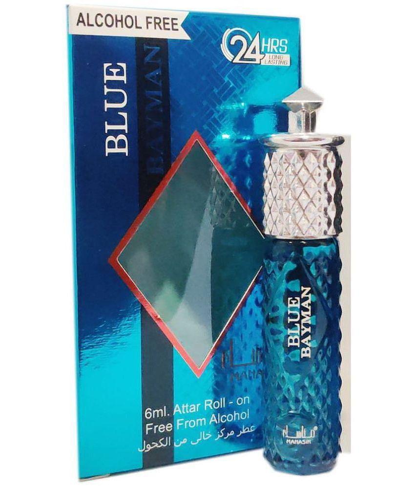 MANASIK  BLUE BAYMAN  Concentrated   Attar Roll On 6ml .