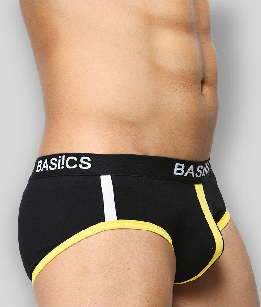 Premium Men BASIICS By La Intimo - Multicolor Cotton Blend Men's Briefs ( Pack of 1 ) - XL 2025 