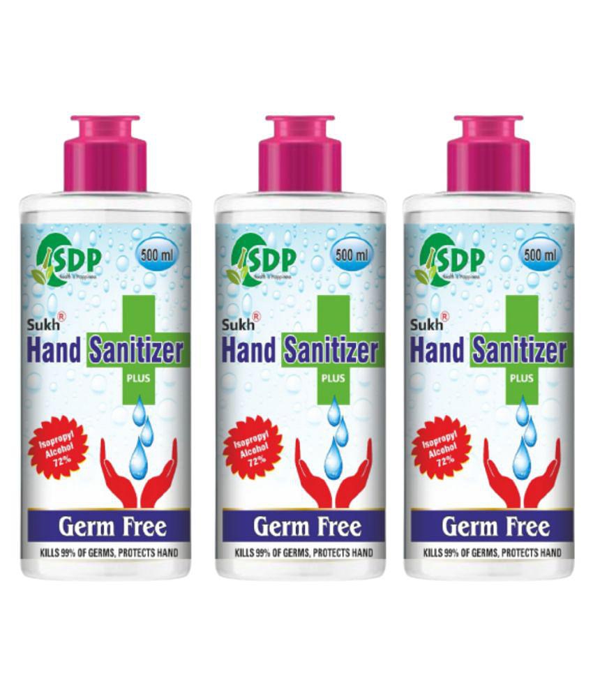 Hindustan Herbal Hand Sanitizer 1500 mL Pack of 3