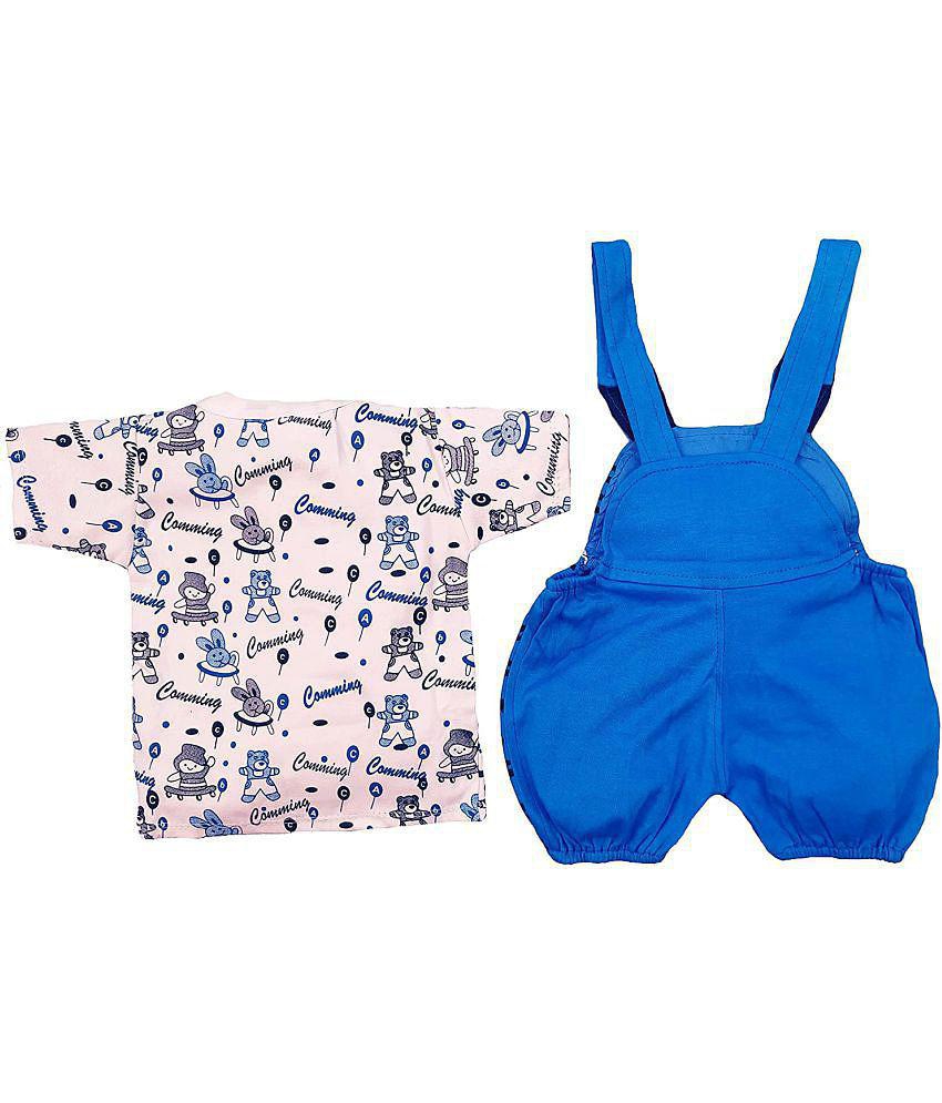 Affordable Men little PANDA Baby Boys & Baby Girls Tiger Dungaree & T-Shirt Clothing Set - None 