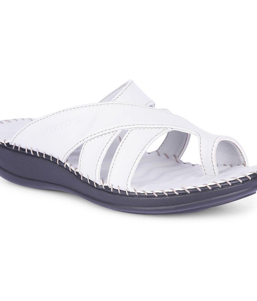 Modern Men Liberty Light Grey Womens Leather Slipper - None 2025 at ShopCircuit | ONDC