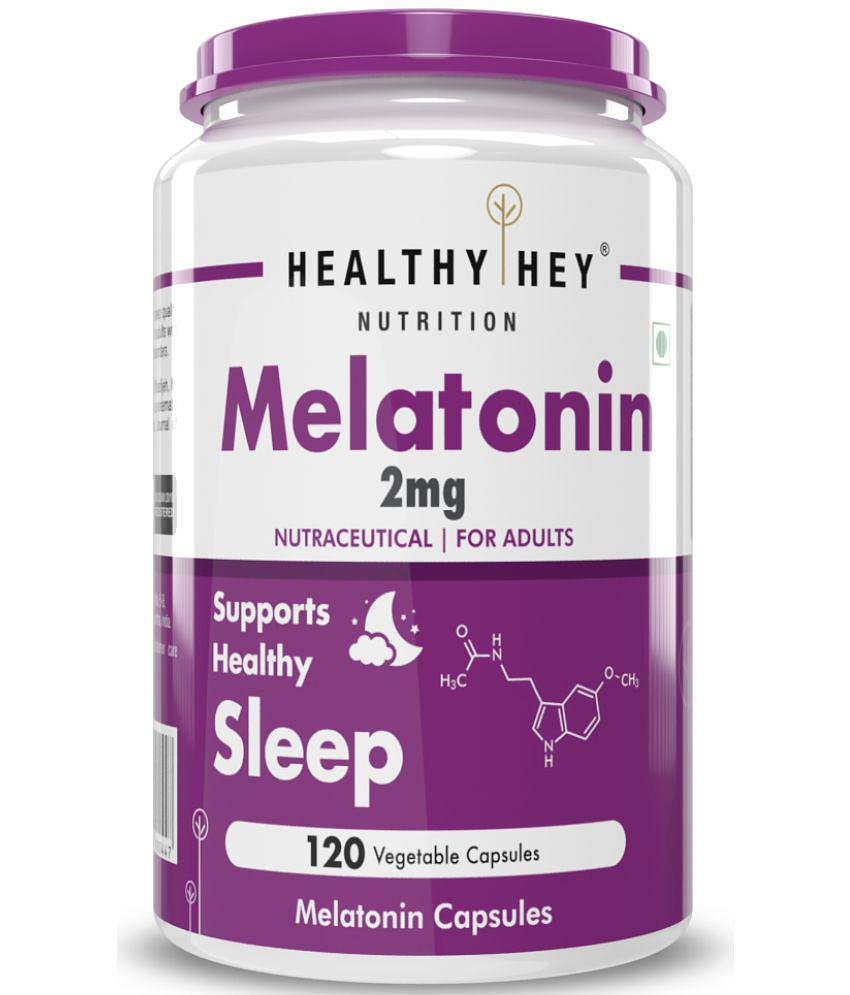 HEALTHYHEY NUTRITION Sleep Aid Melatonin - Promotes Sleep 2 mg Capsule