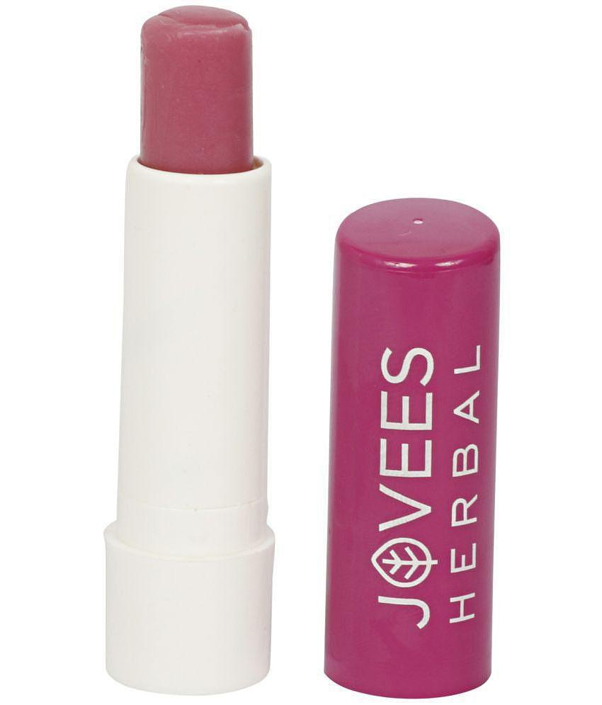 Jovees Herbal Berry Lip Balm with Hyaluronic Acid, Rejuvenates Dry Lips, 5gm