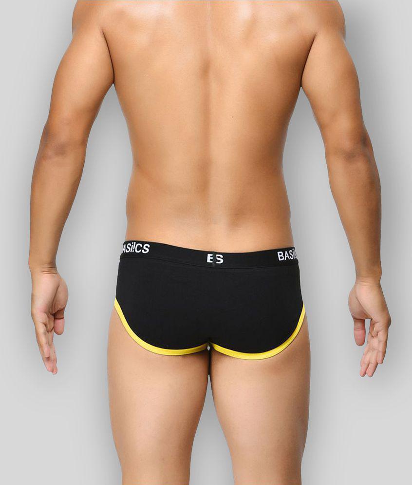 Premium Men BASIICS By La Intimo - Multicolor Cotton Blend Men's Briefs ( Pack of 1 ) - XL 2025 