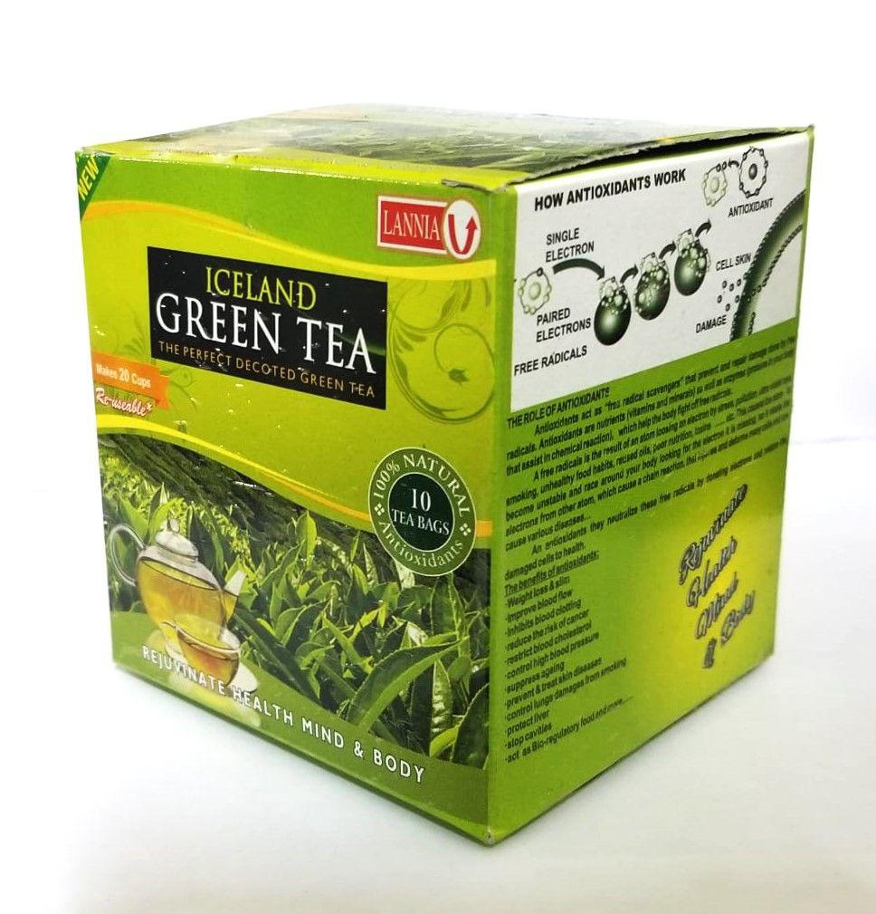 Iceland green tea bags (12 tea bags) 12 tea bags