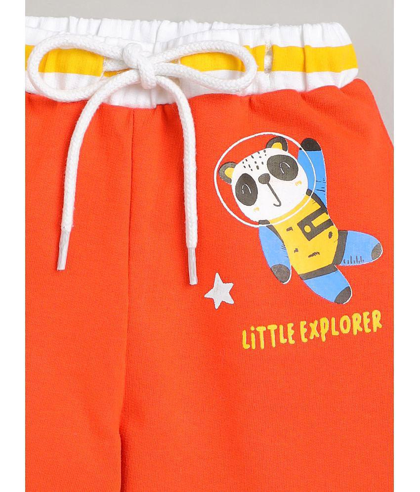 Buy Online Kothari Hosiery Factory Pvt. Ltd. SWEETIE PIE - Orange Cotton Trackpant For Baby Boy ( Pack of 1 ) - None